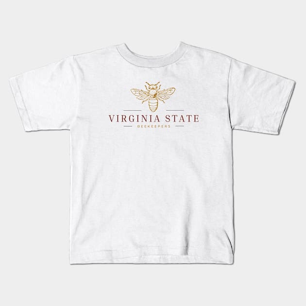 VSBA BEE 2 Kids T-Shirt by Virginia State Beekeepers